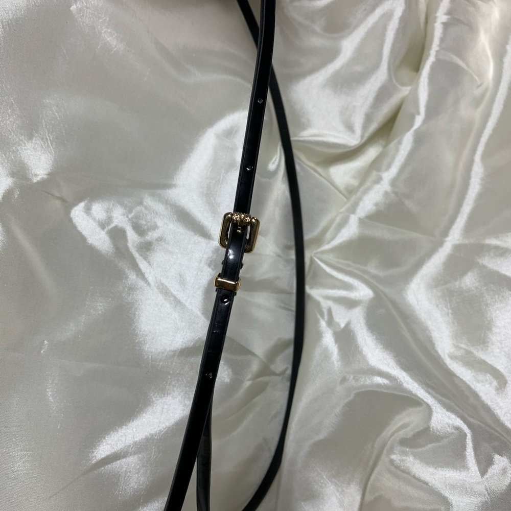 Thin black belt